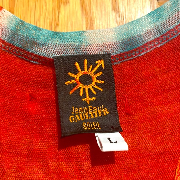 Vintage Jean Paul Gaultier Soliel Collection Double Mesh Maxi Dress - Picture 5 of 9